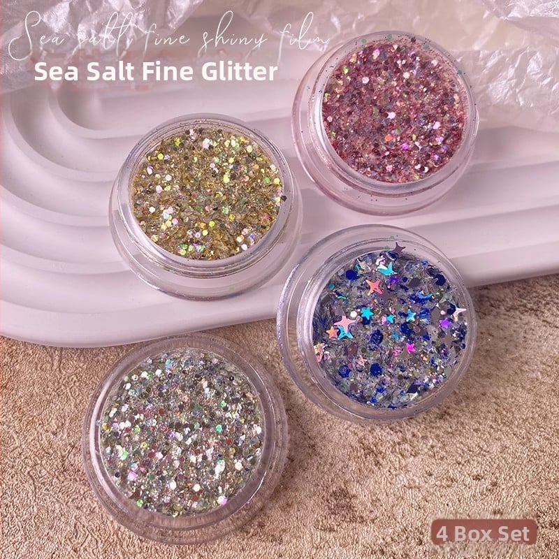 DIY διακοσμητικά νυχιών με γκλίτερ μίξη 32 g, αλουμίνιο οξείδιο, μοτίβο Έτος του Αλόγου