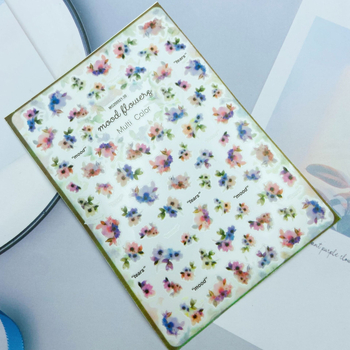 Αυτοκόλλητα νυχιών σε ιαπωνικό στυλ — λεπτά, διαφανή αυτοκόλλητα με κόλλα, υλικό: εισαγόμενο αδιάβροχο χαρτί, σετ 2000 τεμάχια, διάρκεια ζωής 2 έτη