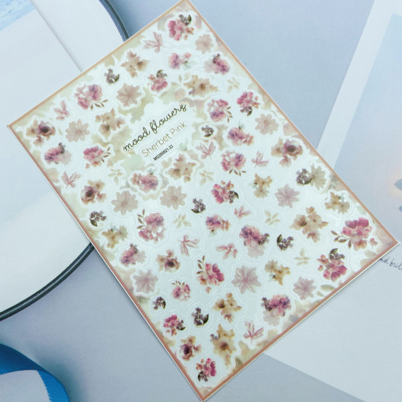 Αυτοκόλλητα νυχιών σε ιαπωνικό στυλ — λεπτά, διαφανή αυτοκόλλητα με κόλλα, υλικό: εισαγόμενο αδιάβροχο χαρτί, σετ 2000 τεμάχια, διάρκεια ζωής 2 έτη