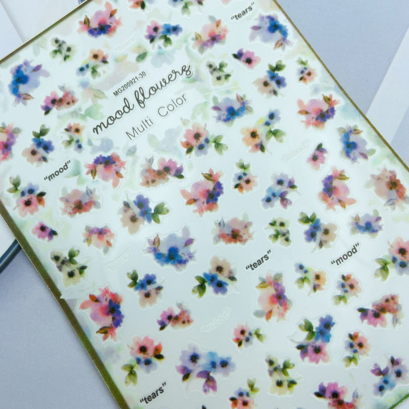 Αυτοκόλλητα νυχιών σε ιαπωνικό στυλ — λεπτά, διαφανή αυτοκόλλητα με κόλλα, υλικό: εισαγόμενο αδιάβροχο χαρτί, σετ 2000 τεμάχια, διάρκεια ζωής 2 έτη