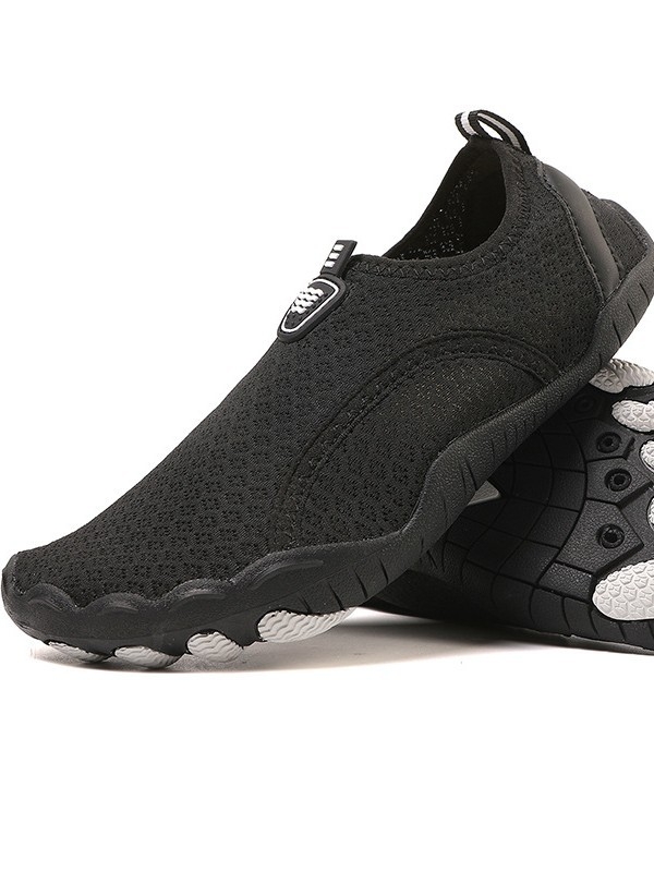 Unisex παπούτσια νερού για πεζοπορία σε ποτάμι, γρήγορο στέγνωμα, αντιολισθητική σόλα από καουτσούκ, επάνω μέρος με πλέγμα, χαμηλός σχεδιασμός
