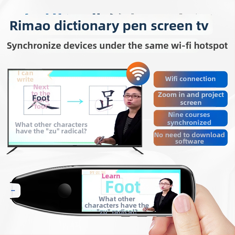 Pero za čitanje bodova Vormor X5PRO, ABS kućište, punjiva litijska baterija, visoka kvaliteta zvuka