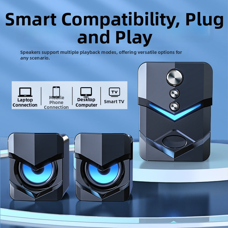 SADA Difuzor de birou pentru PC/Laptop cu Bluetooth, sunet 2.1, subwoofer