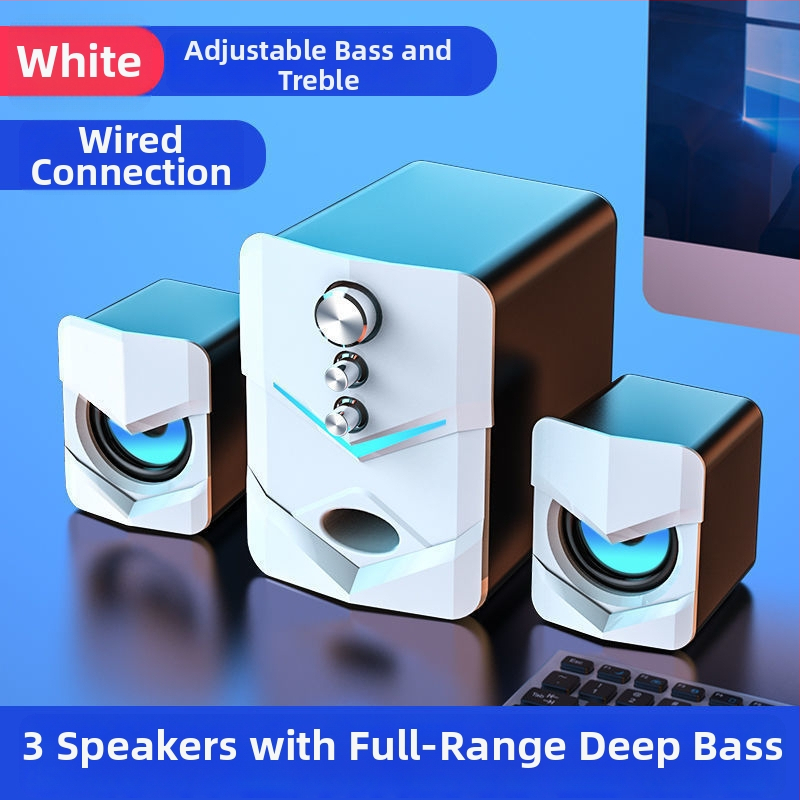 SADA Difuzor de birou pentru PC/Laptop cu Bluetooth, sunet 2.1, subwoofer