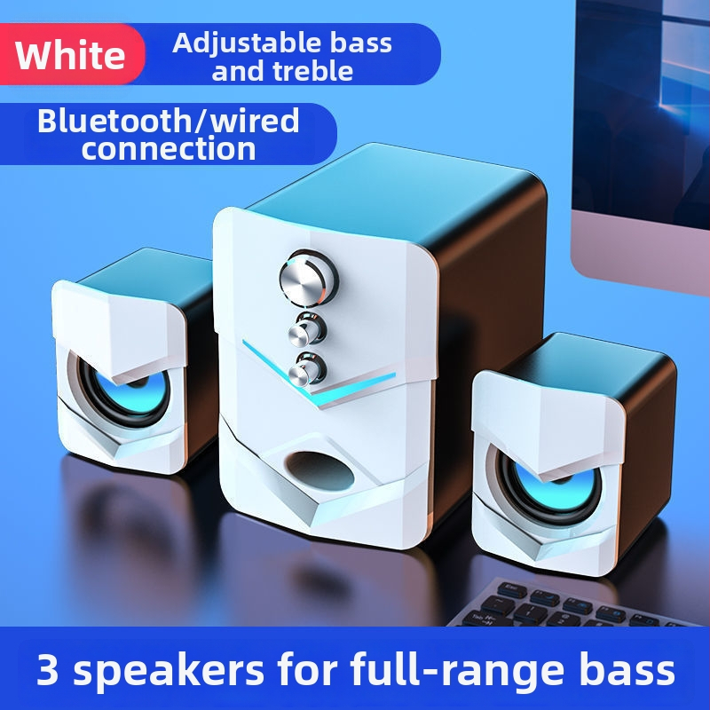 SADA Difuzor de birou pentru PC/Laptop cu Bluetooth, sunet 2.1, subwoofer