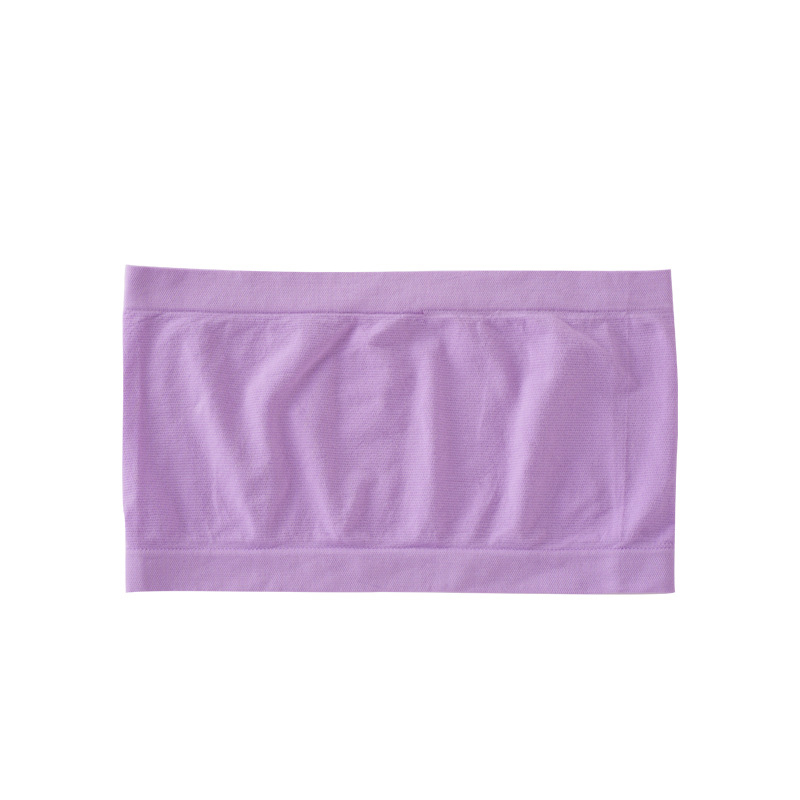 Top tubular fără bretele — material nylon, respirabil, fără cusături, spate frumos, cupă turnată ultrsubțire