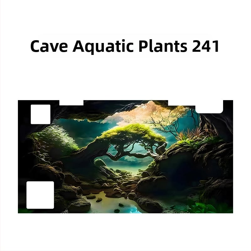 Υπόβαθρο ενυδρείου - Ακρυλικό, Μίνι σχήμα, Διακόσμηση τοπίου, Κύρια χρήση: Διαμόρφωση ενυδρείου, Λειτουργία: Άλλο