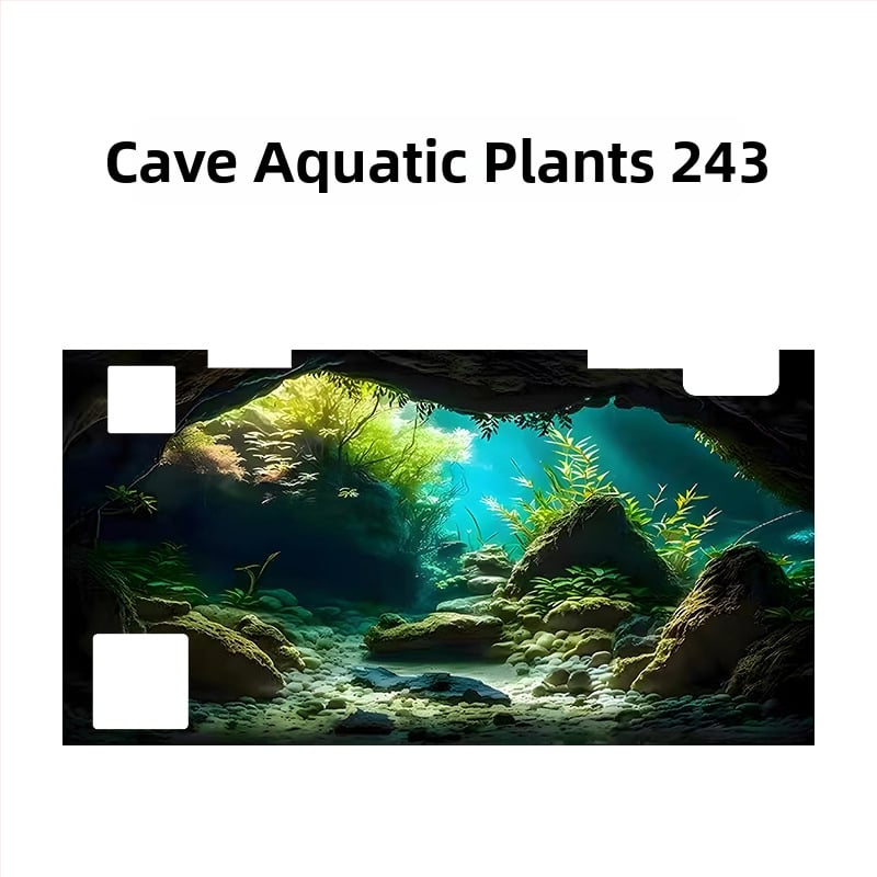 Υπόβαθρο ενυδρείου - Ακρυλικό, Μίνι σχήμα, Διακόσμηση τοπίου, Κύρια χρήση: Διαμόρφωση ενυδρείου, Λειτουργία: Άλλο