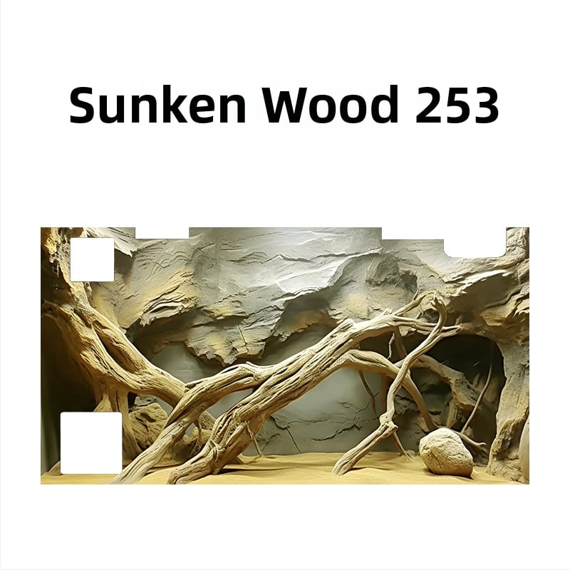 Υπόβαθρο ενυδρείου - Ακρυλικό, Μίνι σχήμα, Διακόσμηση τοπίου, Κύρια χρήση: Διαμόρφωση ενυδρείου, Λειτουργία: Άλλο