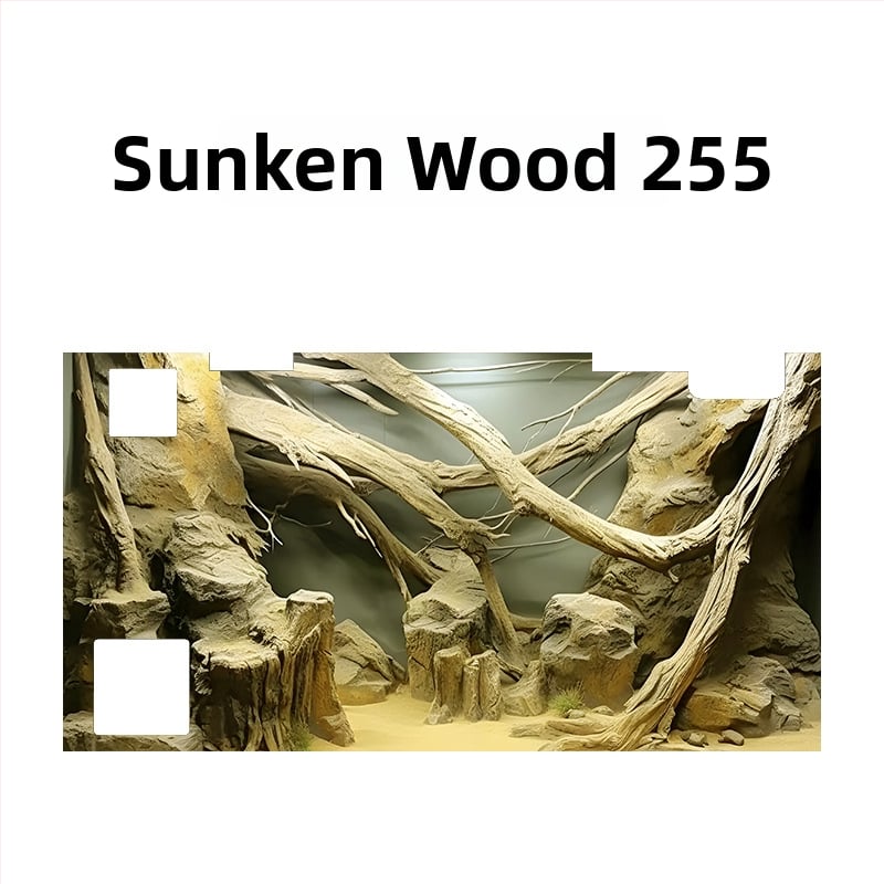 Υπόβαθρο ενυδρείου - Ακρυλικό, Μίνι σχήμα, Διακόσμηση τοπίου, Κύρια χρήση: Διαμόρφωση ενυδρείου, Λειτουργία: Άλλο