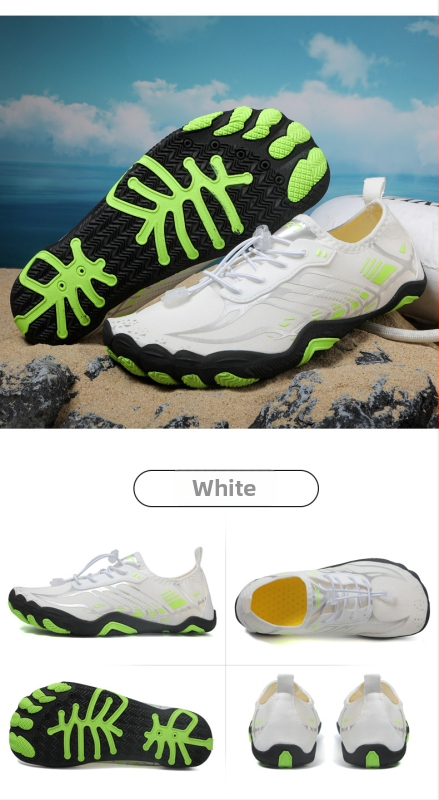 Παπούτσια νερού με διχτυωτό επάνω μέρος, εξωτερική σόλα από φυσικό καουτσούκ, EVA μεσαία σόλα, επάνω μέρος μεσαίου ύψους