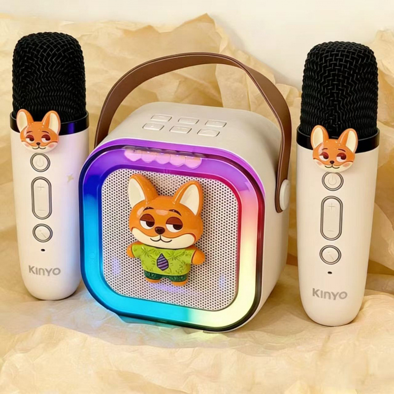 Zootopia Bežični zvučnik K12 Bluetooth s mikrofonom, Karaoke set – sve-u-jednom za kućnu upotrebu