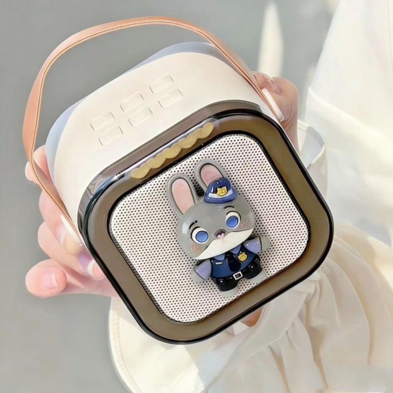 Zootopia Bežični zvučnik K12 Bluetooth s mikrofonom, Karaoke set – sve-u-jednom za kućnu upotrebu