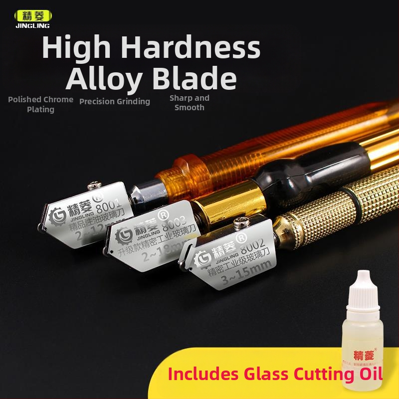 Cap de tăiere sticlă Jingling cu segment diamantat — tip rolă, instrument multifuncțional pentru tăierea sticlei și curățarea plăcilor