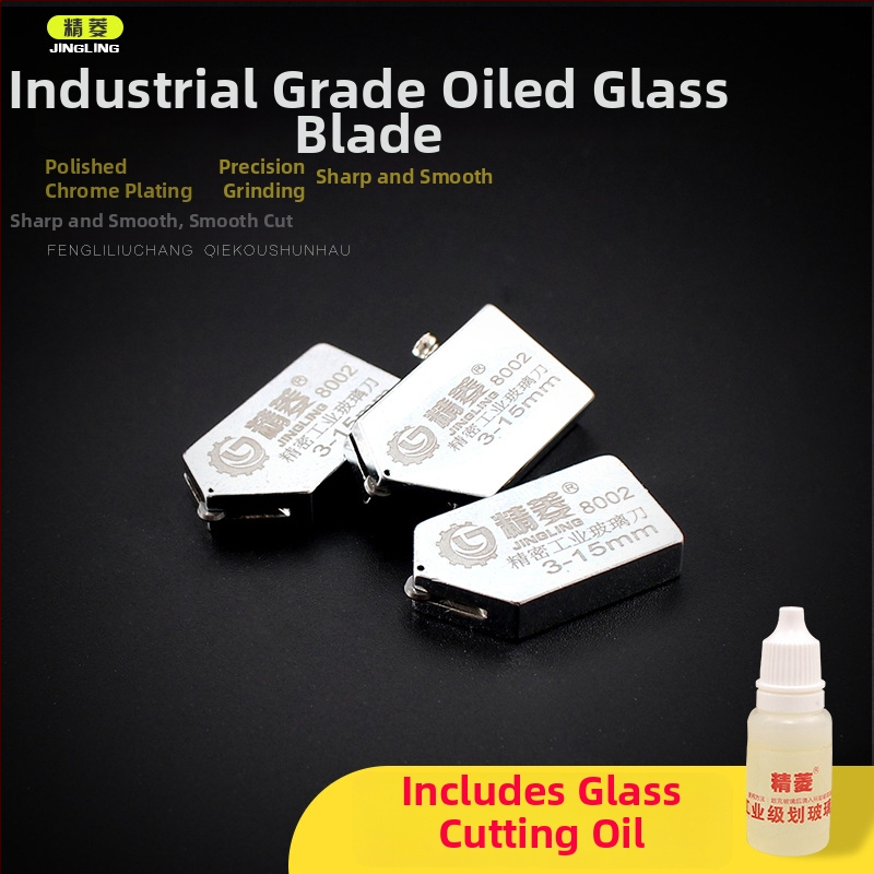 Cap de tăiere sticlă Jingling cu segment diamantat — tip rolă, instrument multifuncțional pentru tăierea sticlei și curățarea plăcilor