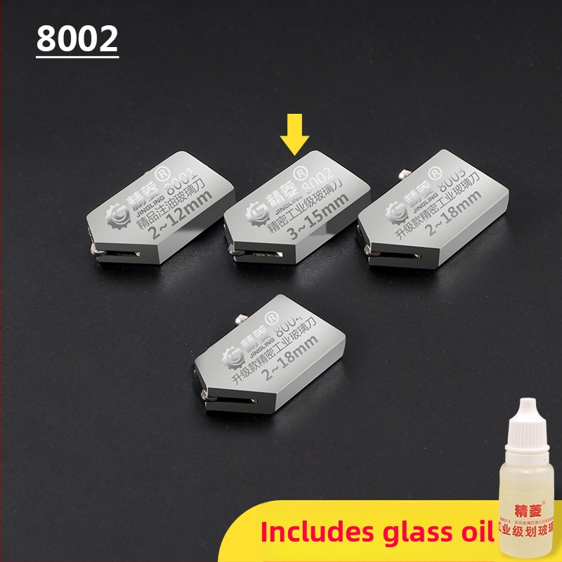 Cap de tăiere sticlă Jingling cu segment diamantat — tip rolă, instrument multifuncțional pentru tăierea sticlei și curățarea plăcilor