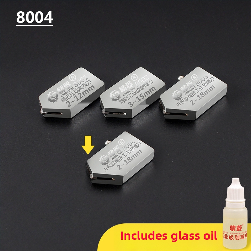 Cap de tăiere sticlă Jingling cu segment diamantat — tip rolă, instrument multifuncțional pentru tăierea sticlei și curățarea plăcilor