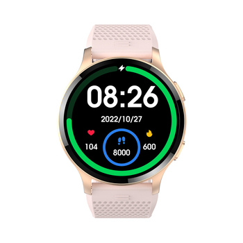 Pametni sat s velikim zaslonom, praćenje otkucaja srca i zasićenost kisikom, Bluetooth pozivi, Android-kompatibilan, vodootporan za plivanje (7–14 dana trajanja baterije, TFT zaslon, aluminijsko kućište)