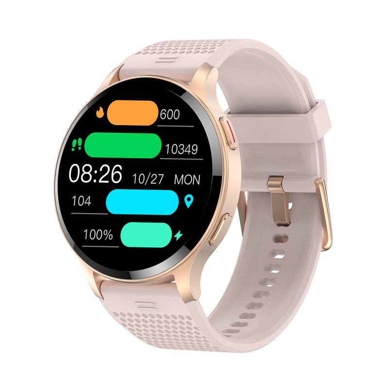 Pametni sat s velikim zaslonom, praćenje otkucaja srca i zasićenost kisikom, Bluetooth pozivi, Android-kompatibilan, vodootporan za plivanje (7–14 dana trajanja baterije, TFT zaslon, aluminijsko kućište)