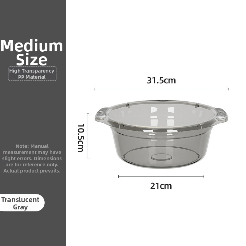 Háztartási műanyag mosóedény, vastagított és tartós, arc- és zöldségmosáshoz (Anyag: Egyéb; Nettó tömeg: 120–150 g; Dobozmennyiség: 60/80 db; Bruttó tömeg: kevesebb, mint 0,5 kg; Piacra kerülés: 2025)