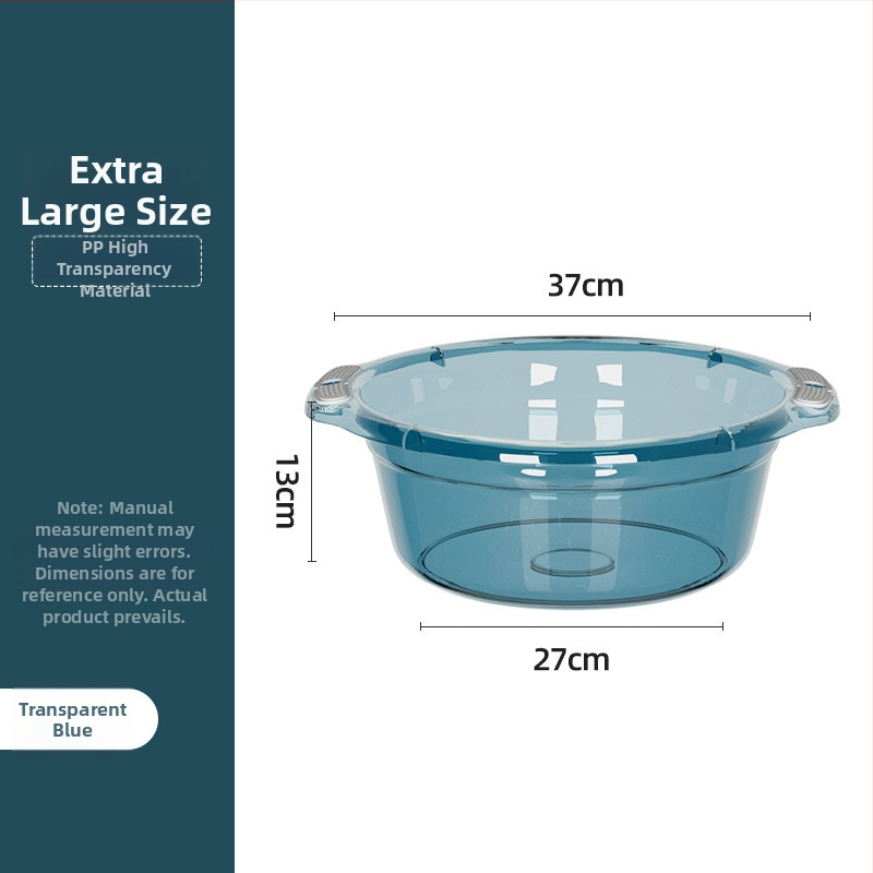 Háztartási műanyag mosóedény, vastagított és tartós, arc- és zöldségmosáshoz (Anyag: Egyéb; Nettó tömeg: 120–150 g; Dobozmennyiség: 60/80 db; Bruttó tömeg: kevesebb, mint 0,5 kg; Piacra kerülés: 2025)