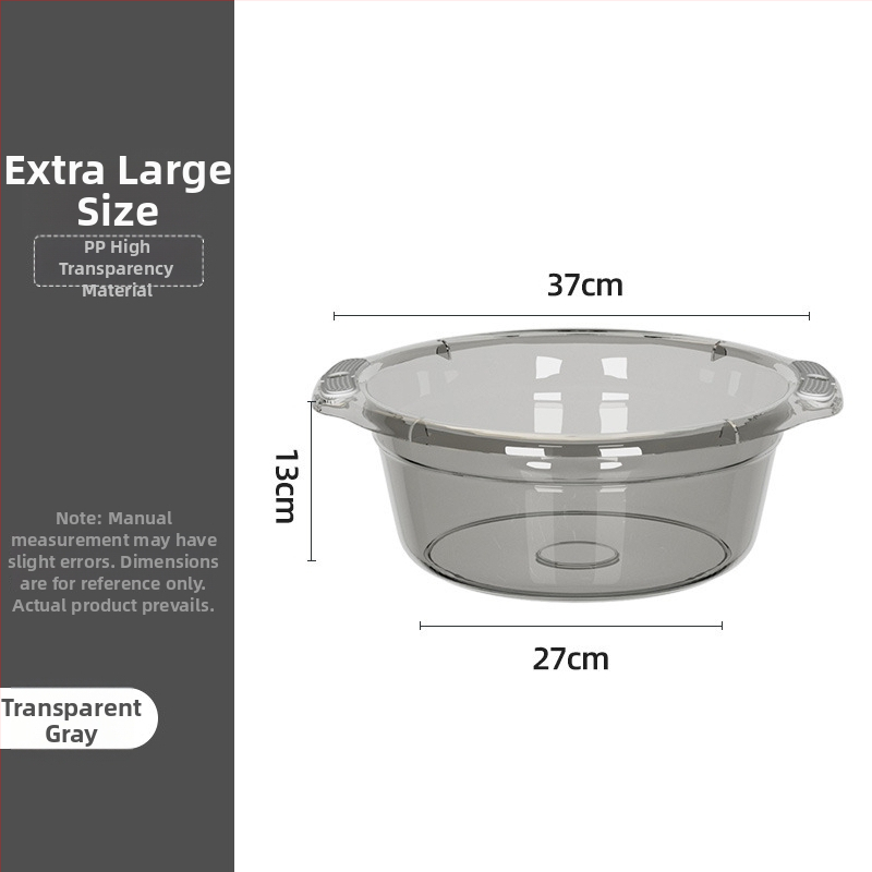 Háztartási műanyag mosóedény, vastagított és tartós, arc- és zöldségmosáshoz (Anyag: Egyéb; Nettó tömeg: 120–150 g; Dobozmennyiség: 60/80 db; Bruttó tömeg: kevesebb, mint 0,5 kg; Piacra kerülés: 2025)