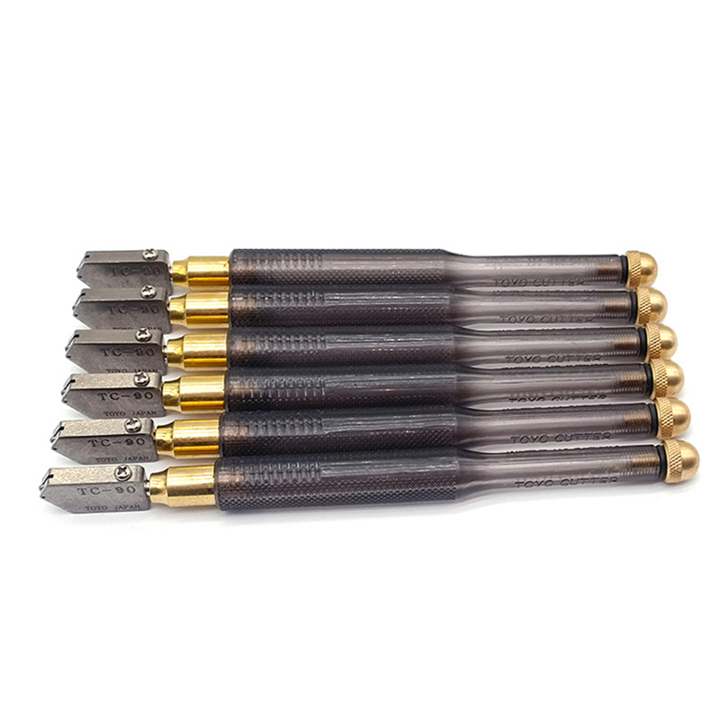 Cuțit de tăiere pentru sticlă cu role diamantate, cap de tăiere cu dublu scop, injecție automată de ulei, multifuncțional, operare manuală