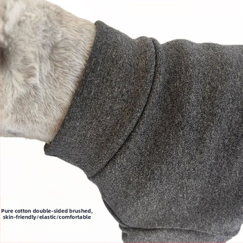 Odeća za pse Teddy-Schnauzer, potpuno pokrivanje za četiri šape, osnovna majica od 100% pamuka, jednobojna