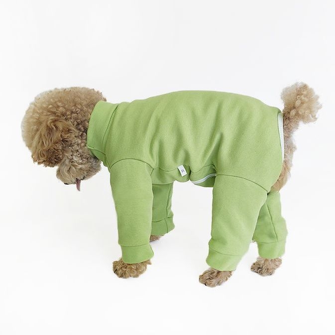 Odeća za pse Teddy-Schnauzer, potpuno pokrivanje za četiri šape, osnovna majica od 100% pamuka, jednobojna