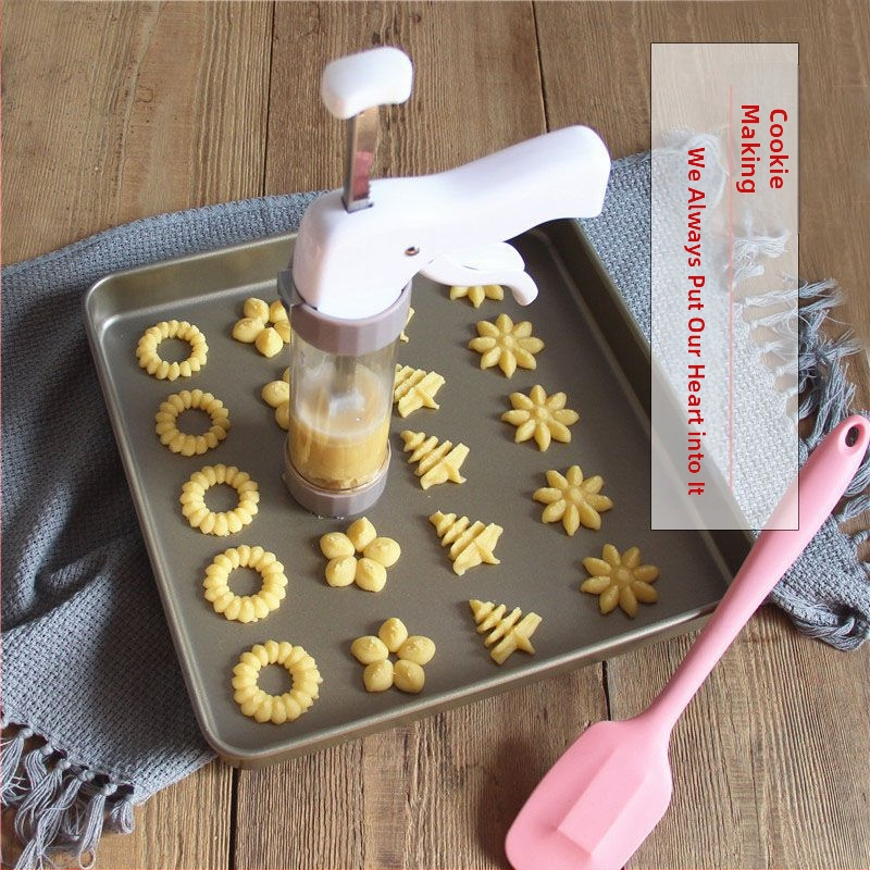 Set pistol de glazură cu duză și pungă, material din bumbac, pentru glazură alimentară, stil elegant