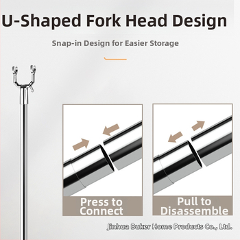 AISPUTIN Rozsdamentes acél teleszkópos ruhaszárító villa erkéllyel – Modern minimalist dizájn