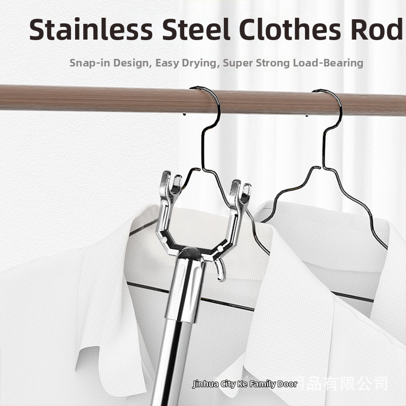 AISPUTIN Rozsdamentes acél teleszkópos ruhaszárító villa erkéllyel – Modern minimalist dizájn