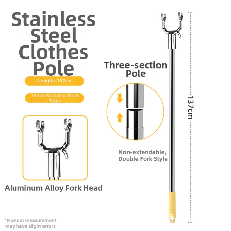 AISPUTIN Rozsdamentes acél teleszkópos ruhaszárító villa erkéllyel – Modern minimalist dizájn