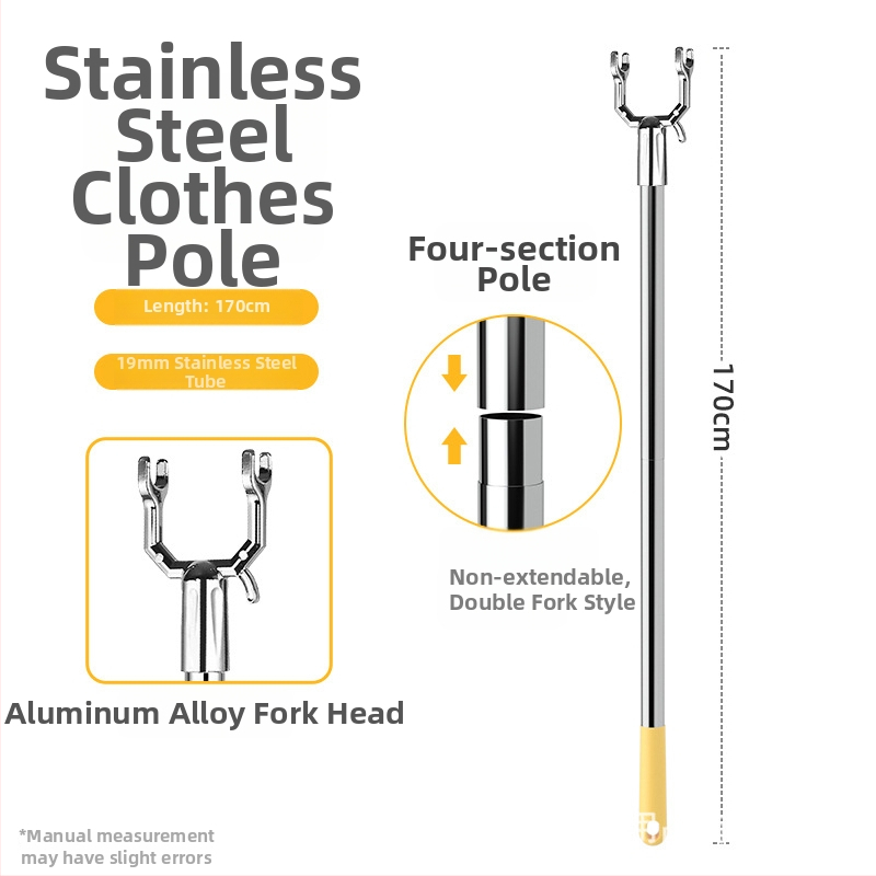 AISPUTIN Rozsdamentes acél teleszkópos ruhaszárító villa erkéllyel – Modern minimalist dizájn