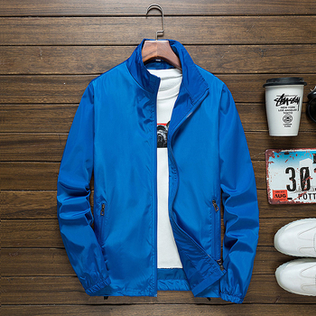 Geacă bărbătească în stil coreean, cu glugă, fermoar, guler înălțat, material: acetat 100%