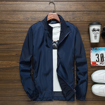 Geacă bărbătească în stil coreean, cu glugă, fermoar, guler înălțat, material: acetat 100%