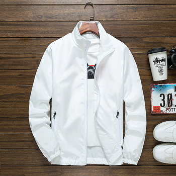 Geacă bărbătească în stil coreean, cu glugă, fermoar, guler înălțat, material: acetat 100%