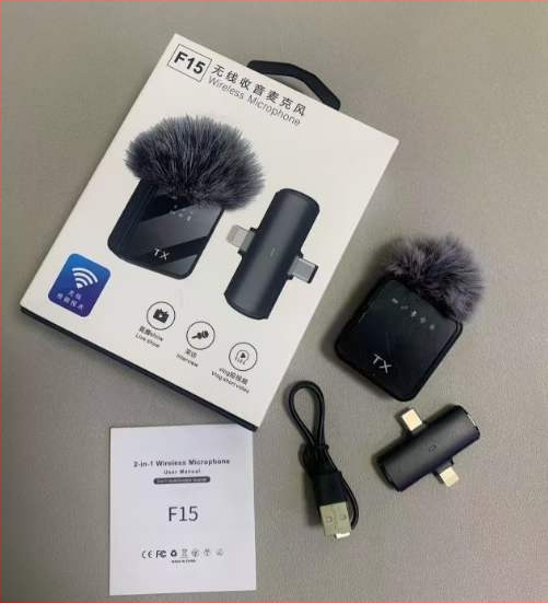 Lavalier mikrofón pre živé vysielanie – potlačenie šumu, omnidirekčný príjem, frekvenčné rozpätie 20 Hz–20 kHz, SNR ≥70 dB, vstavaná batéria, výdrž batérie 1–3 h