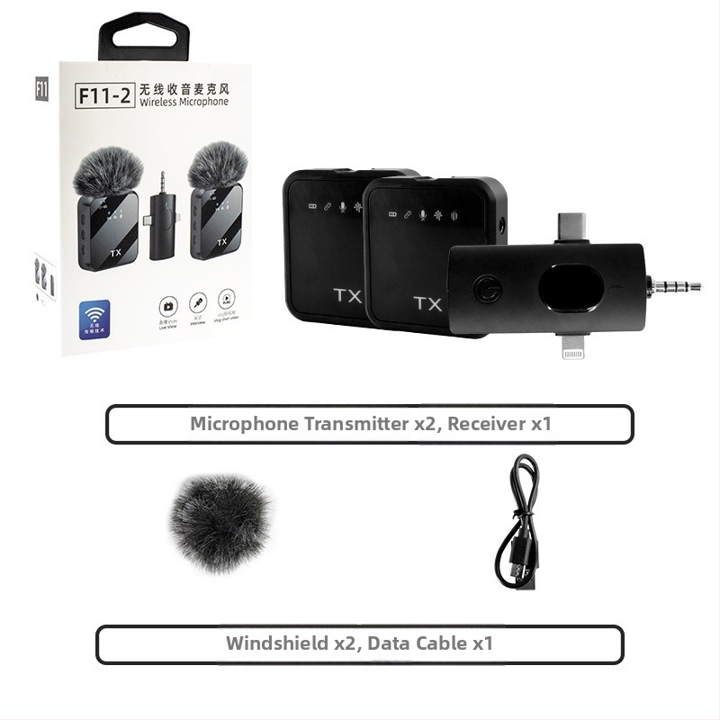 Lavalier mikrofón pre živé vysielanie – potlačenie šumu, omnidirekčný príjem, frekvenčné rozpätie 20 Hz–20 kHz, SNR ≥70 dB, vstavaná batéria, výdrž batérie 1–3 h
