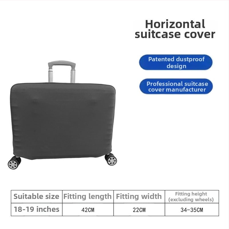 Κάλυμμα προστασίας αποσκευών, ελαστικό, πολυεστέρας, μονόχρωμο, αντικοπτικό