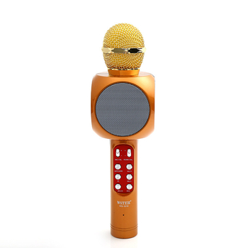 Mengqi WS-1816 Bluetooth karaoke mikrofon i zvučnik s integriranim mikrofonom, kondenzatorski mikrofon, 5W, Bluetooth 5.3, frekvencijski raspon 100 Hz-20 kHz, SNR ≥100 dB, izmjenjiva baterija 1200 mAh