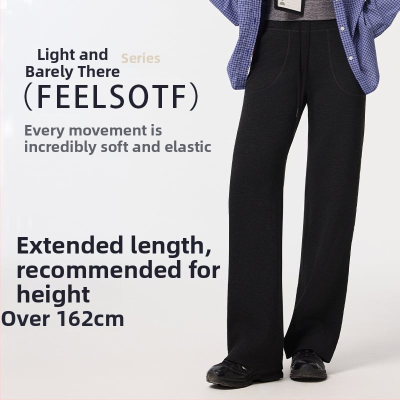 Modal anyagú, magas derekú, egyenes szabású női nadrág, könnyed viselet, magas rugalmasság, bőr-szerű érzet (50–70% Modal, 30–50% Poliészter)