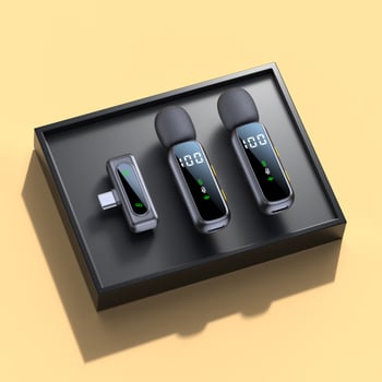 Lavalier mikrofoni L06, Bluetooth 5.3, omnidirekcijsko snimanje zvuka, frekvencijski raspon 20 Hz–20 kHz, trajanje baterije 6–8 sati