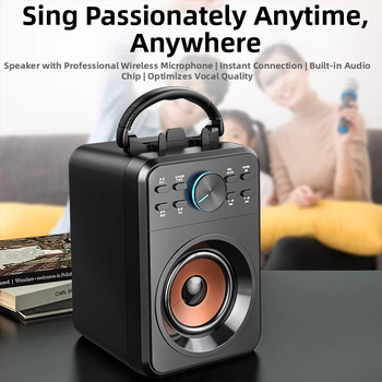 Bluetooth reproduktor na karaoke, 2.1-kanál, 3600mAh batéria, 8 hodín prehrávania, podpora TF karty, model X1