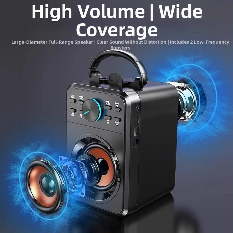 Bluetooth reproduktor na karaoke, 2.1-kanál, 3600mAh batéria, 8 hodín prehrávania, podpora TF karty, model X1