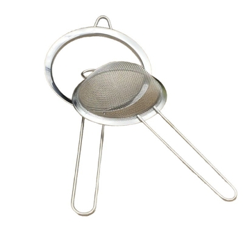 Cernător de făină din oțel inoxidabil pentru bucătărie — sită pentru sucuri, lapte de soia și făină de susan — Brand Looking for a Bear