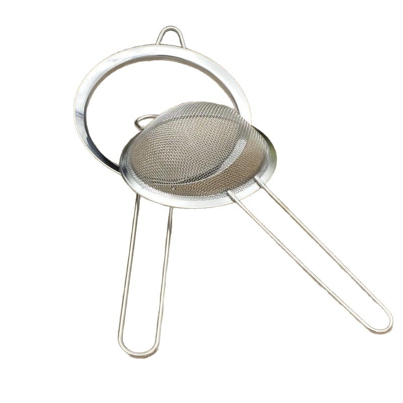 Cernător de făină din oțel inoxidabil pentru bucătărie — sită pentru sucuri, lapte de soia și făină de susan — Brand Looking for a Bear