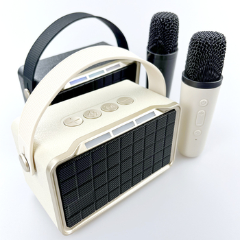 Karaoke Bluetooth zvučnik s ugrađenim mikrofonom, 5W, Bluetooth 5.3, 100Hz-20kHz, SNR ≥75dB, domet 10 m