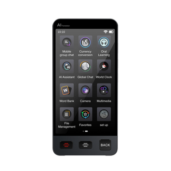 Common Language M80pro Translator — traducere AI în timp real, bazat pe Android, Bluetooth, rază de 10 m, control tactil + buton