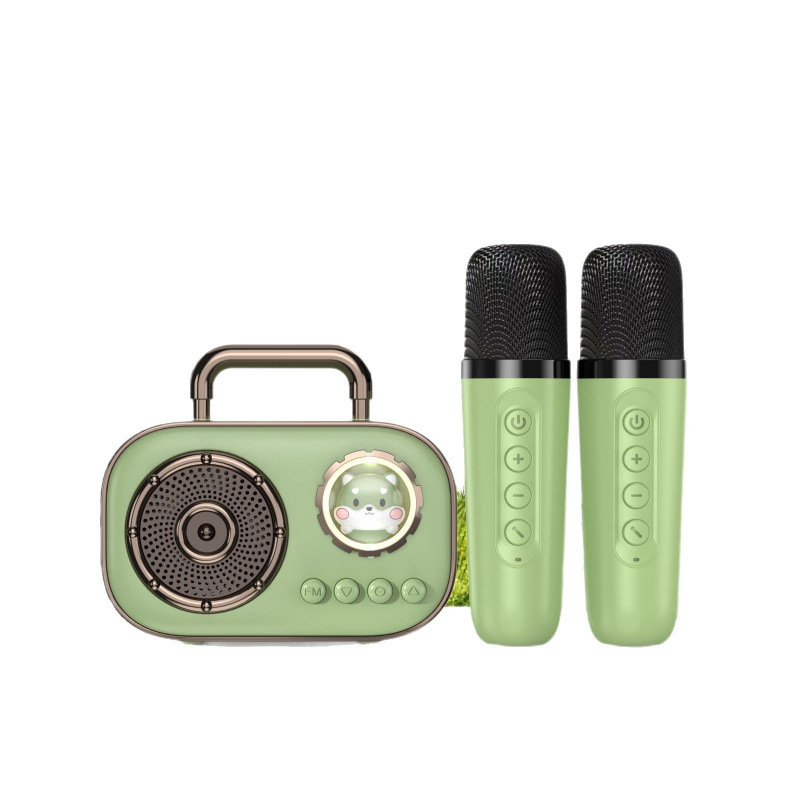 Boxă Bluetooth pentru karaoke cu baterie încorporată, 5W, Bluetooth 5.3, interval de frecvență 30 Hz–15 kHz, rază de acțiune 10 m